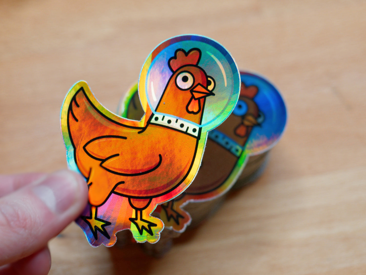 Shiny Spacehuhn Sticker